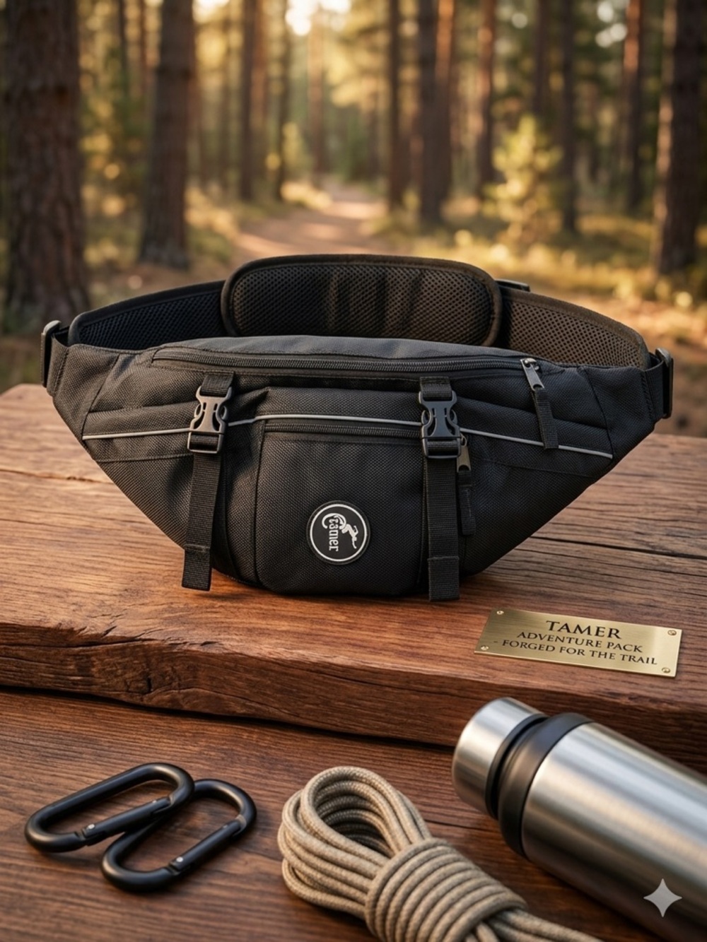 Cramer Tamer Heavy Duty Ballistic Nylon First Aid Hip Pack - Black